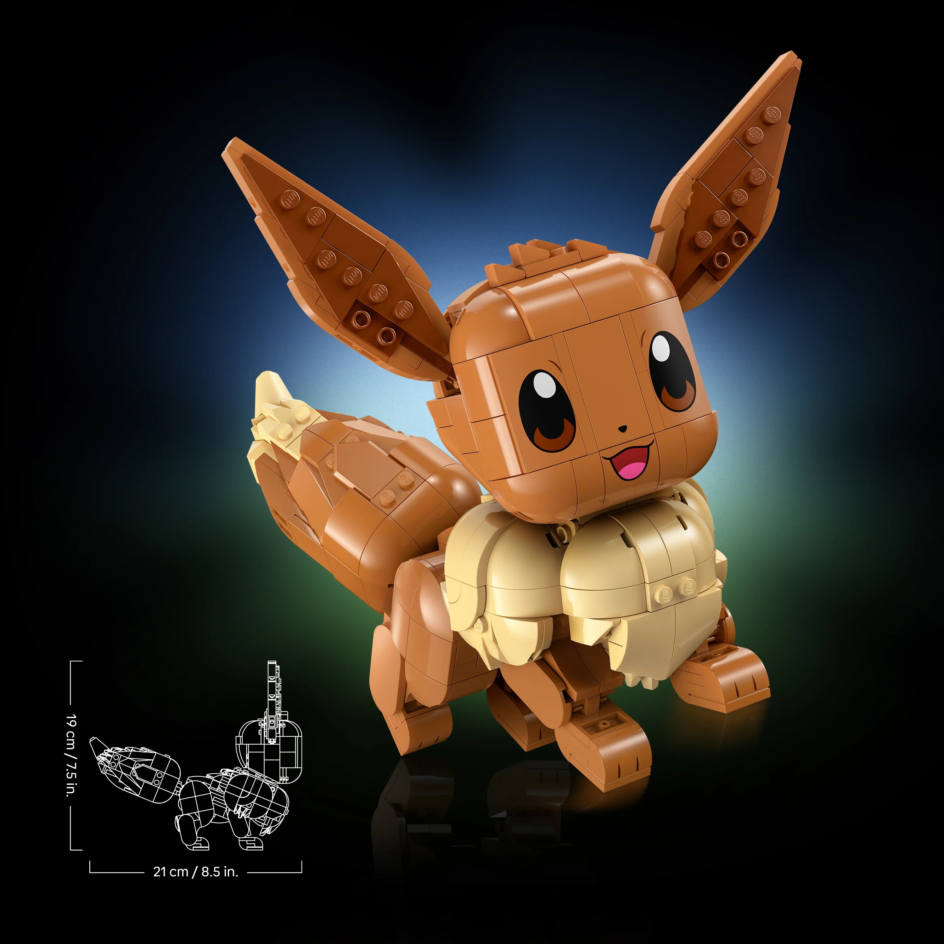 Lego Pokémon Eevee Figure Model Kit For Adults 72151