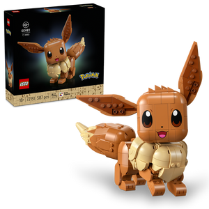 Lego Pokémon Eevee Figure Model Kit For Adults 72151
