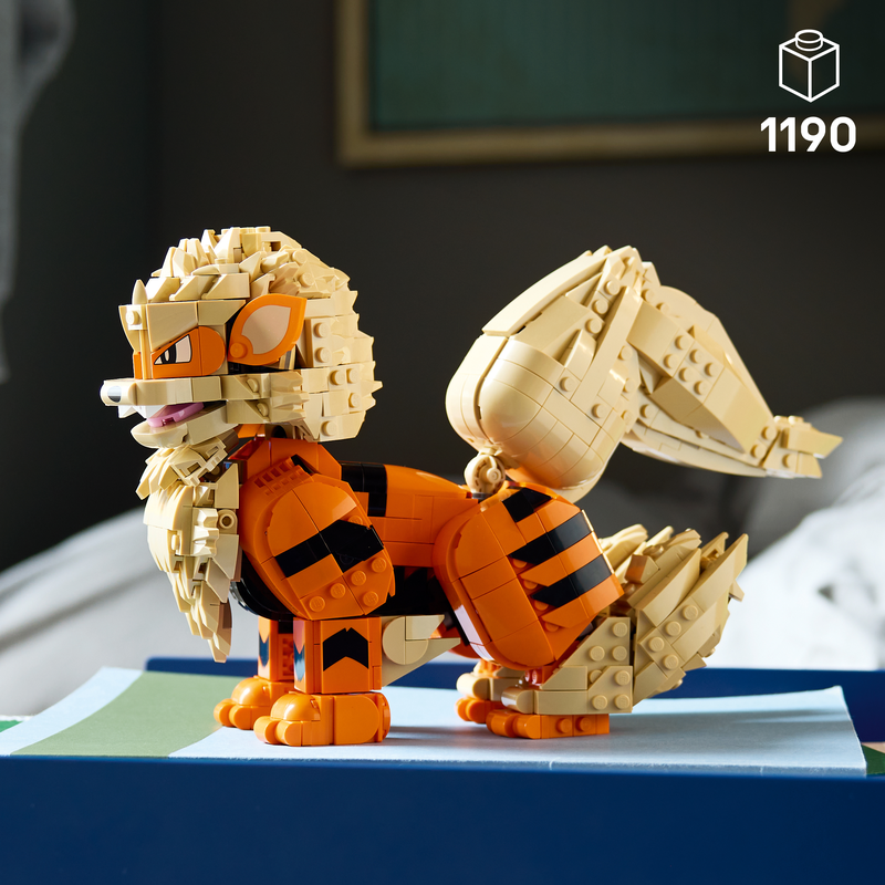 Lego Pokémon Arcanine Figure Building Set 72160