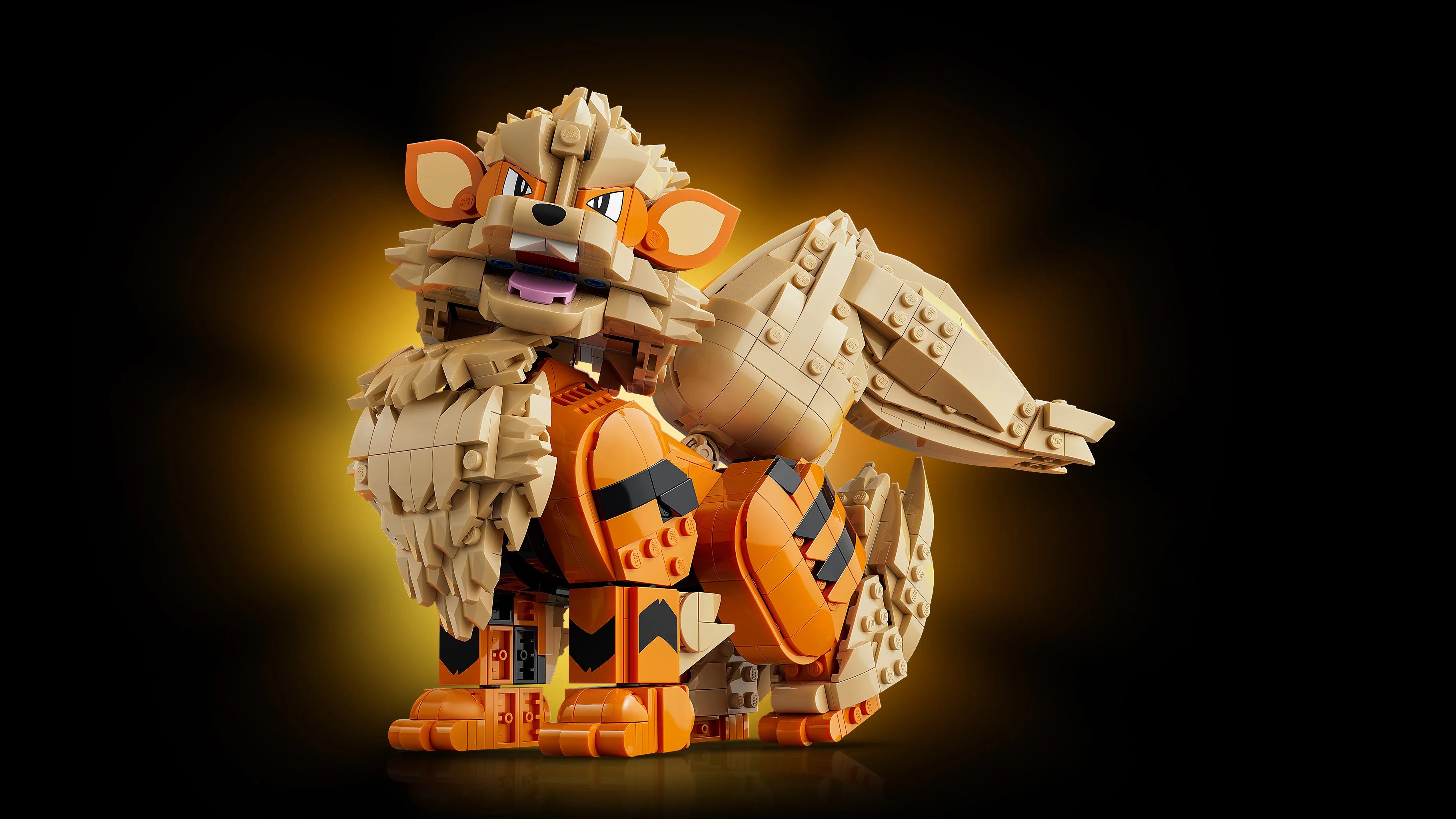 Lego Pokémon Arcanine Figure Building Set 72160