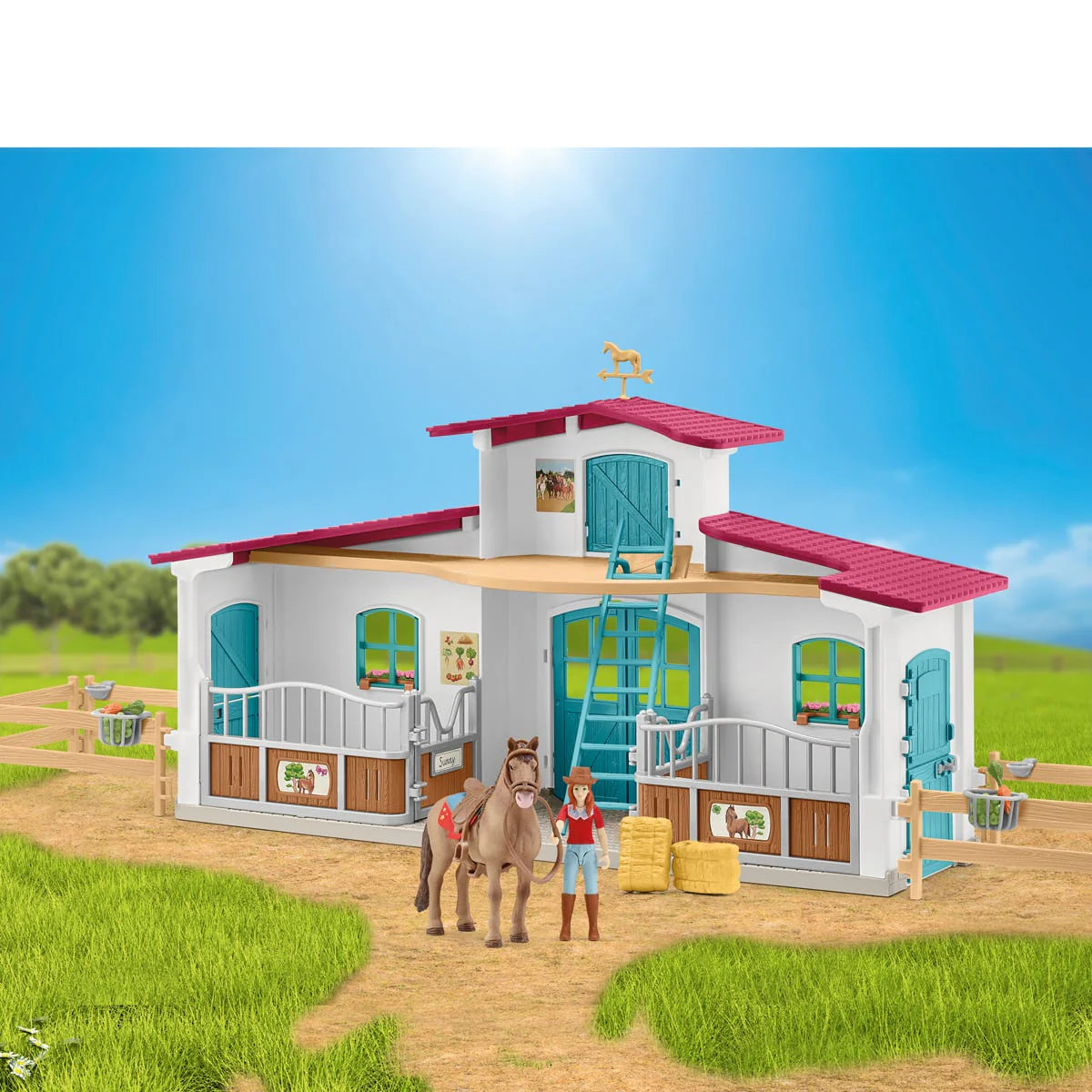Schleich Horse Club 72222 Lakeside Riding Center Starter Set