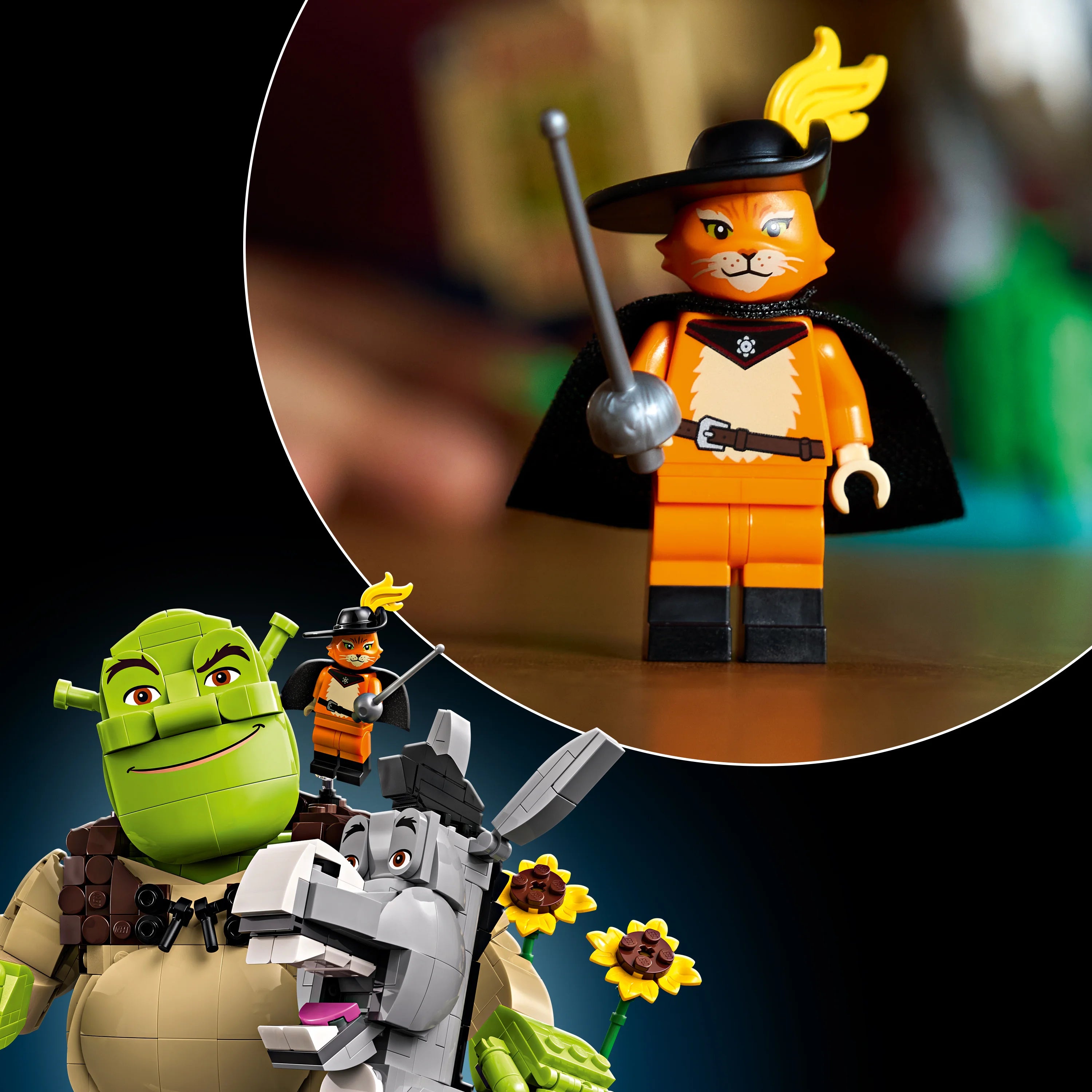 Lego Shrek: Shrek, Donkey & Puss In Boots Set 72423