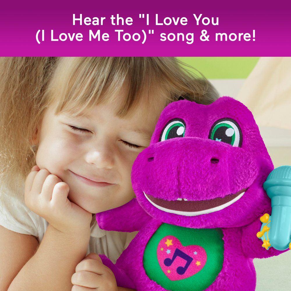 Fisher-Price Barney's World Singing Barney Plush Toy