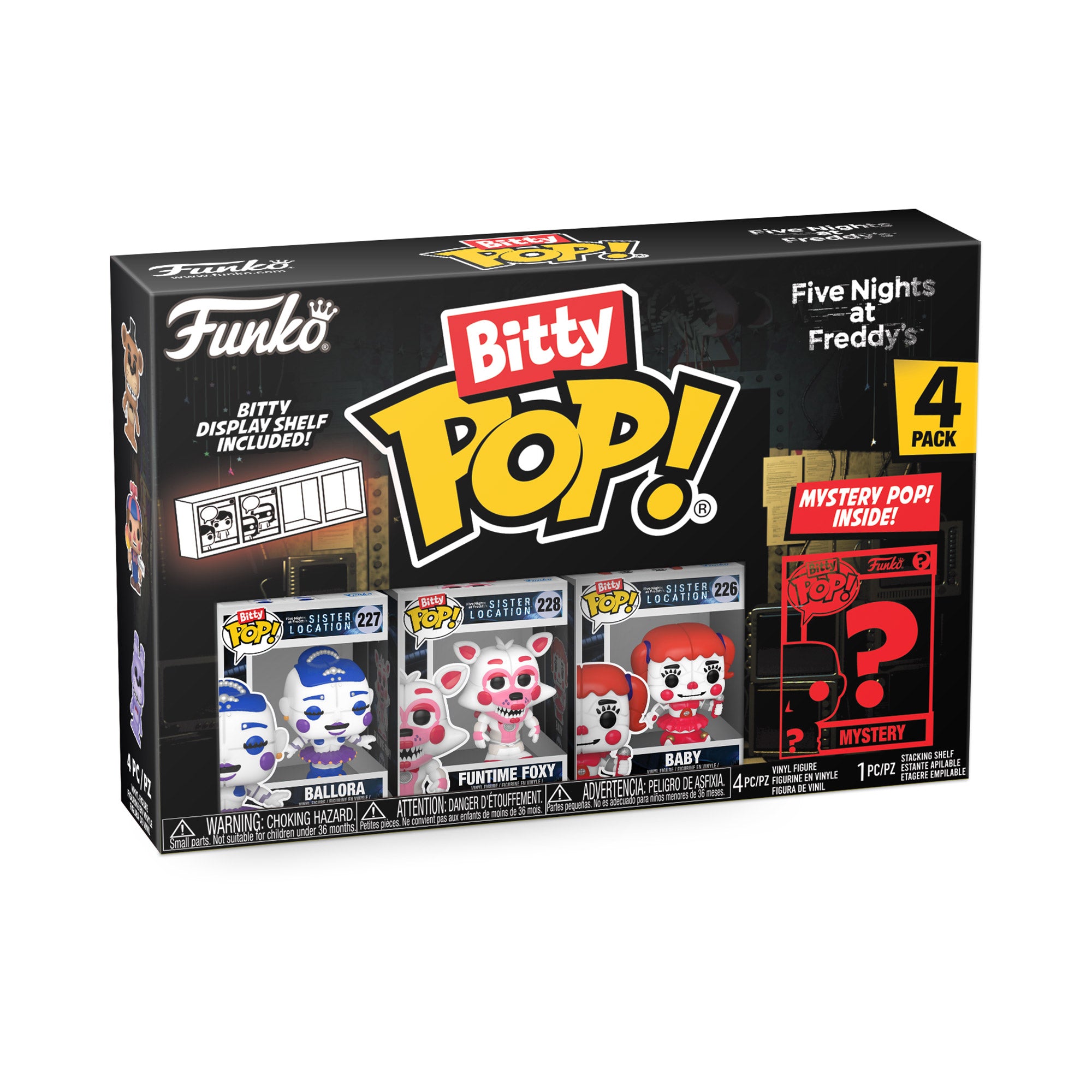 Funko Bitty Pop! Five Nights At Freddy's (Fnaf) - 4Pk Assortment