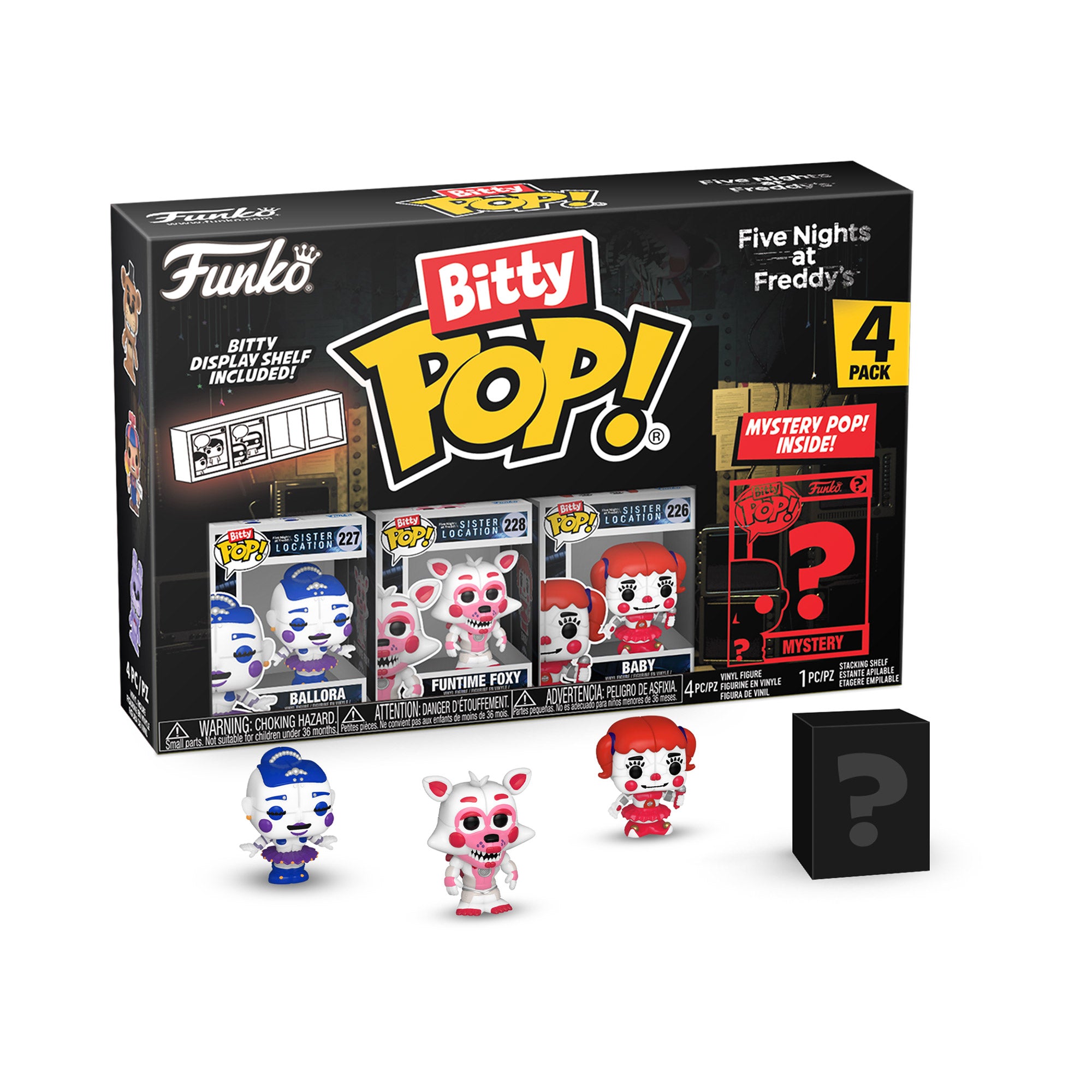 Funko Bitty Pop! Five Nights At Freddy's (Fnaf) - 4Pk Assortment