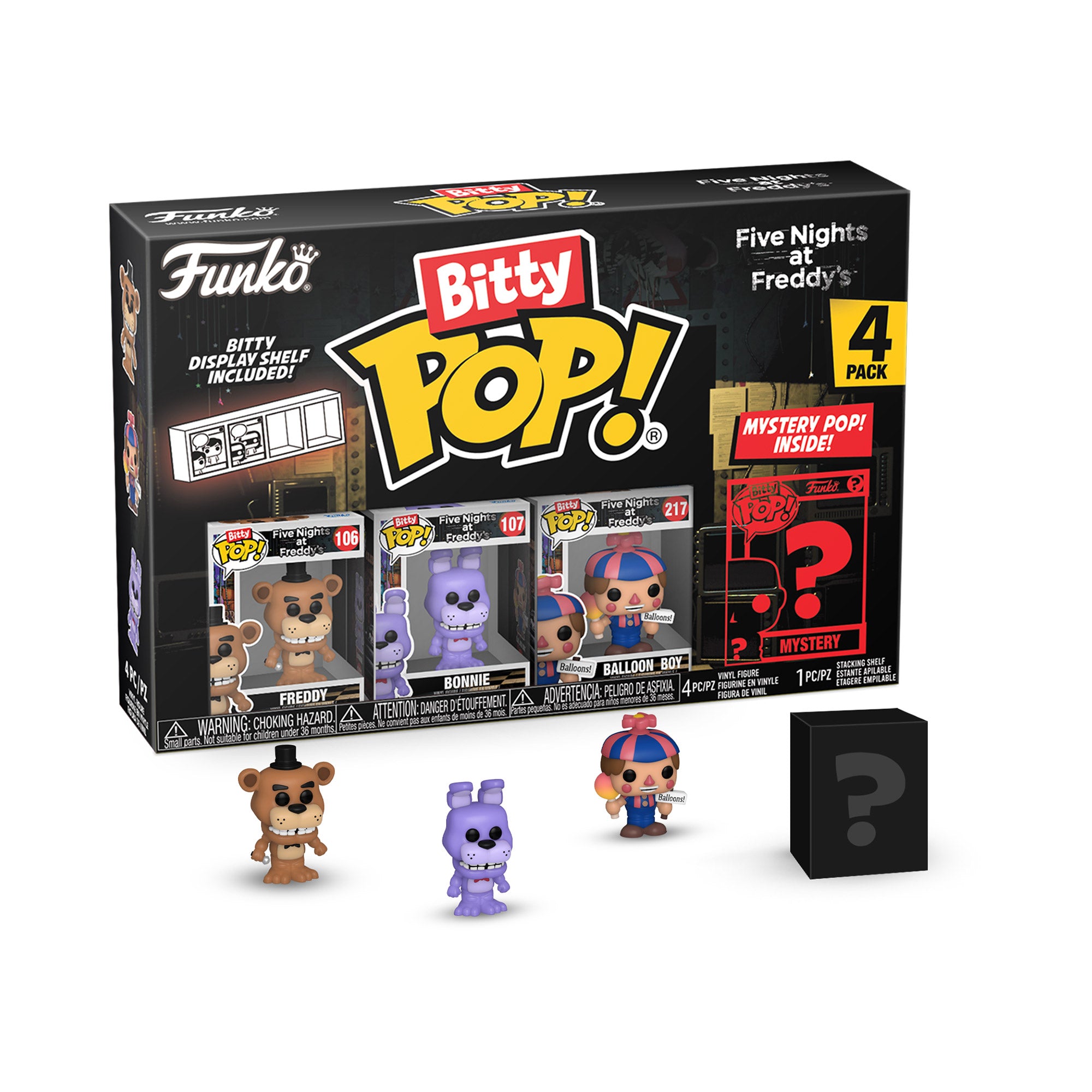 Funko Bitty Pop! Five Nights At Freddy's (Fnaf) - 4Pk Assortment