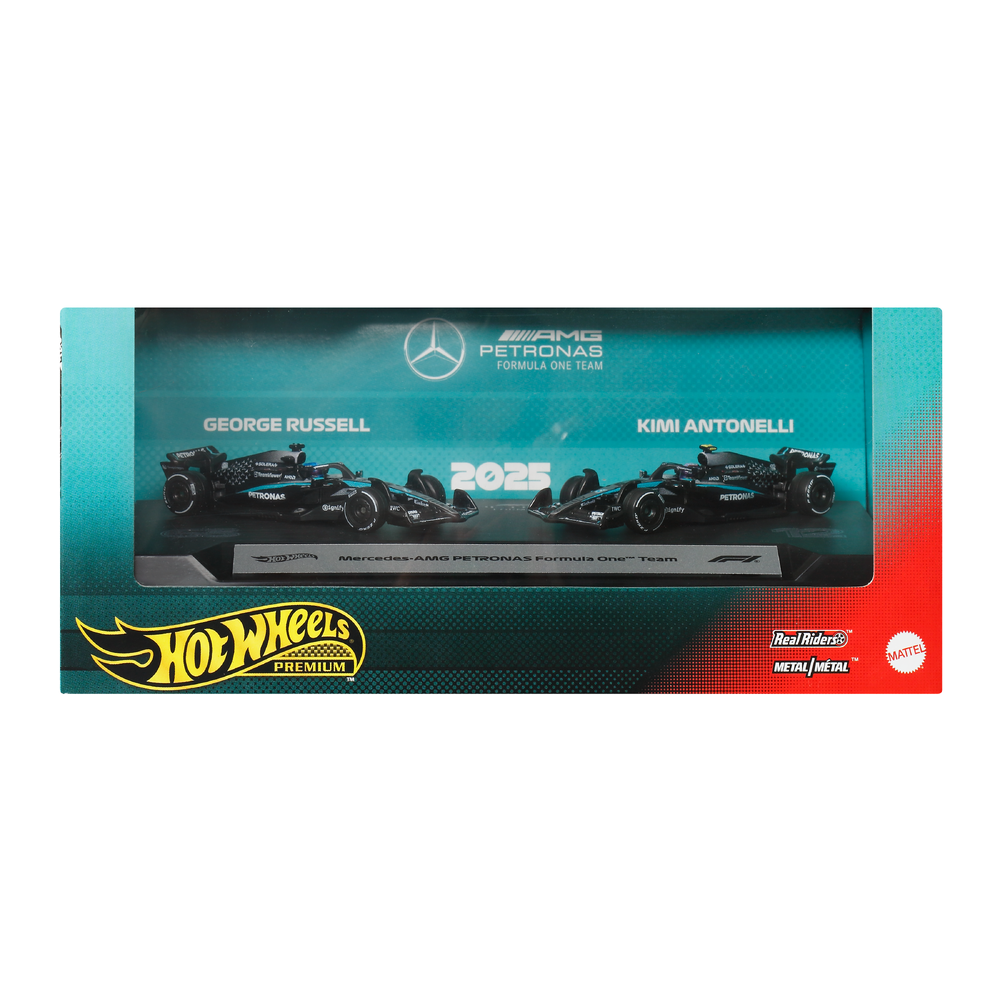 Hot Wheels F1 Mercedes-Amg Race 2-Pack Set