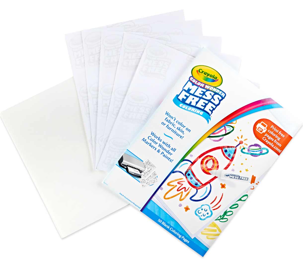 Crayola Color Wonder Mess Free Blank Coloring Pages 50 Pages