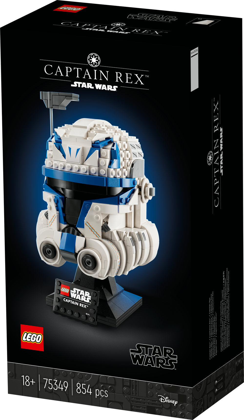 Lego® Star Wars™ Captain Rex™ Helmet 75349 Building Kit (854 Pieces)