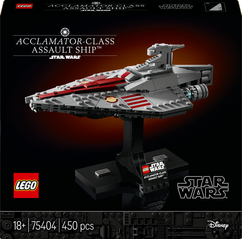 Lego Star Wars 75404 Acclamator-Class Assault Ship Set For Adults