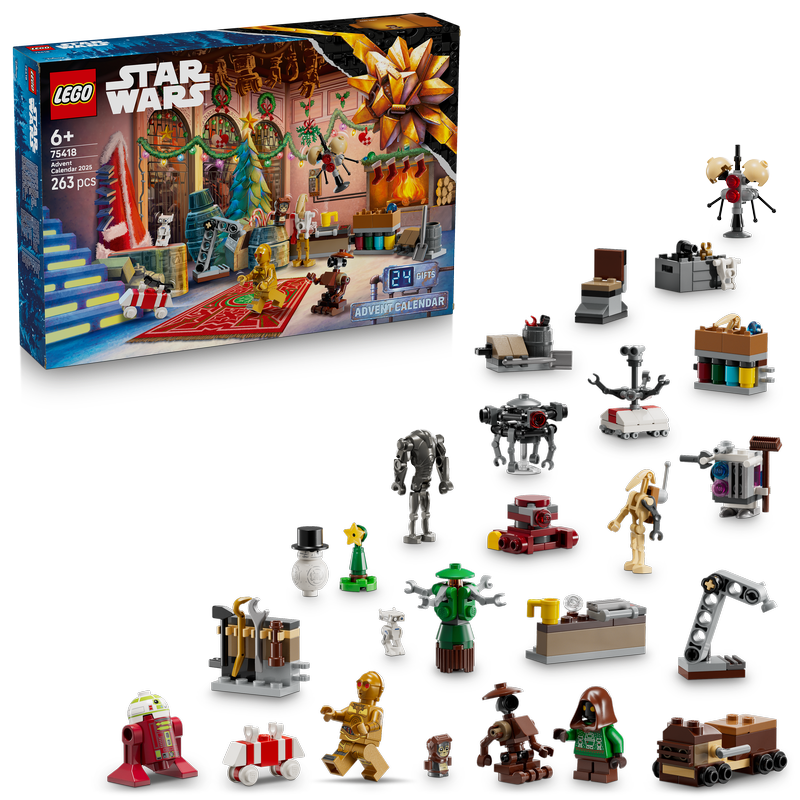 Lego Star Wars Advent Calendar 2025 For Kids 75418
