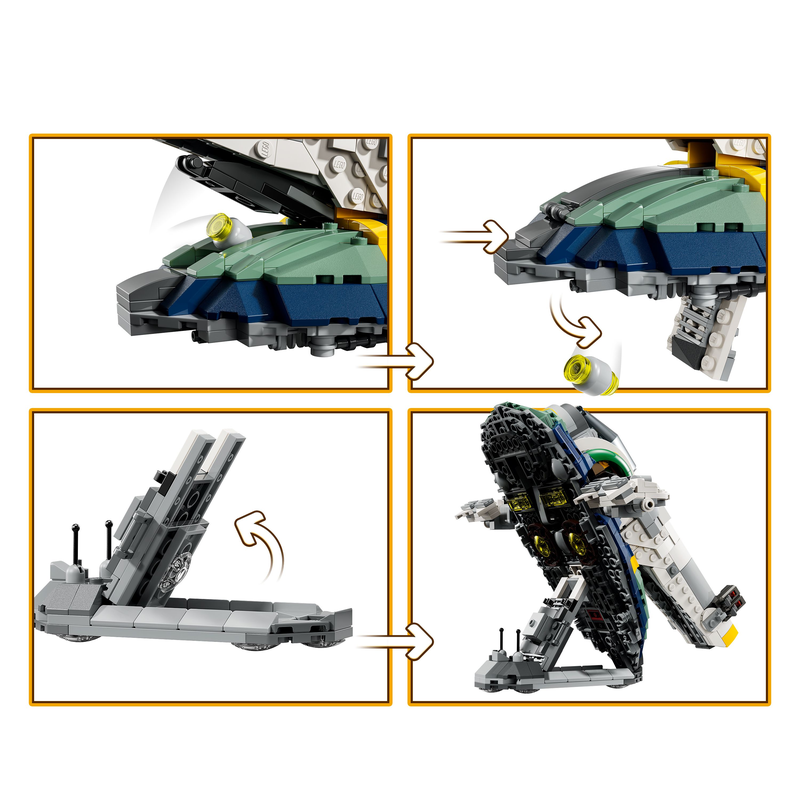 Lego® Star Wars: Attack Of The Clones™ Jango Fett’s Starship Set 75433