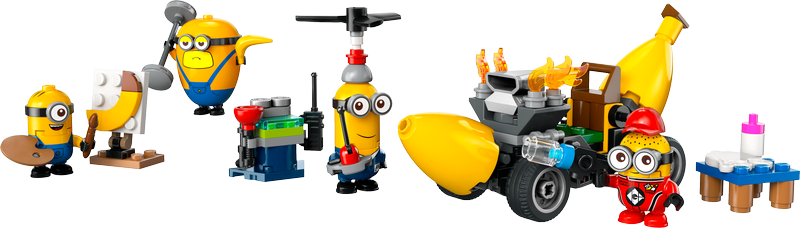 Lego Despicable Me 75580 Minions And Banana Car Toy Set