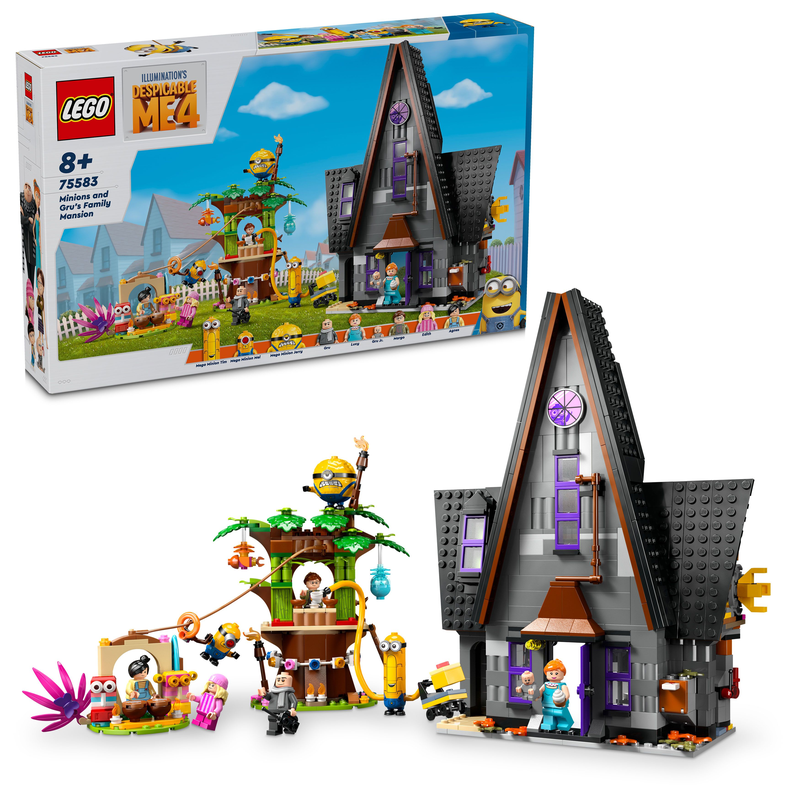 Lego Despicable Me 75583 Minions And Gru's Family Mansion Set