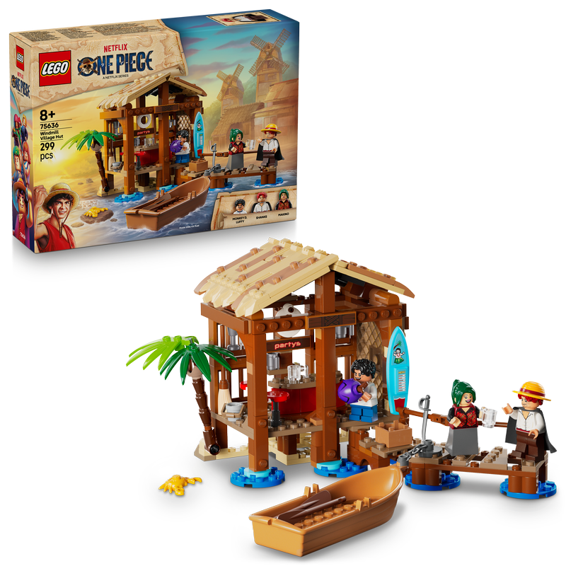Lego One Piece Windmill Village Hut Toy 75636