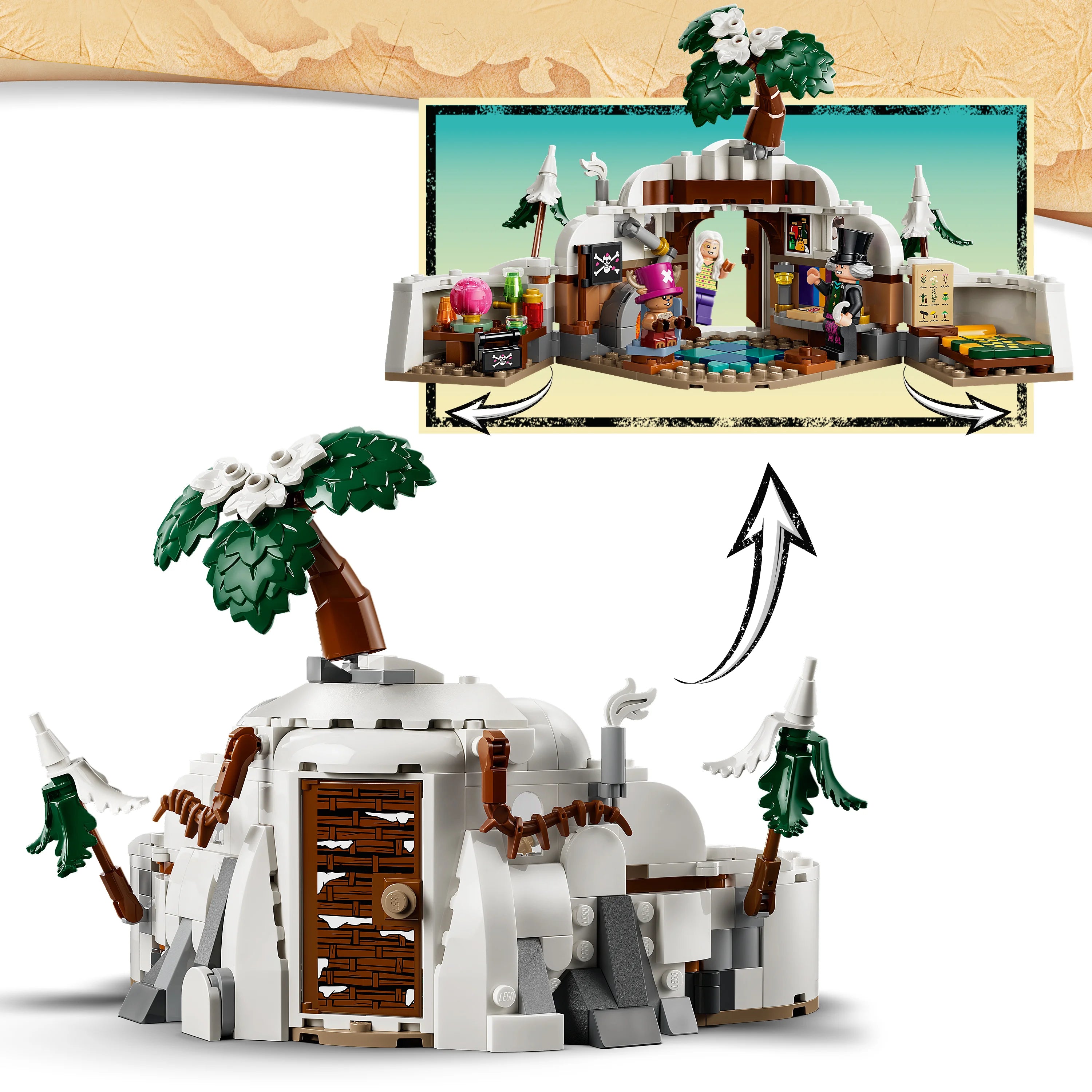 Lego® One Piece Dr. Hiriluk’s Hideout And Minifigures 75641