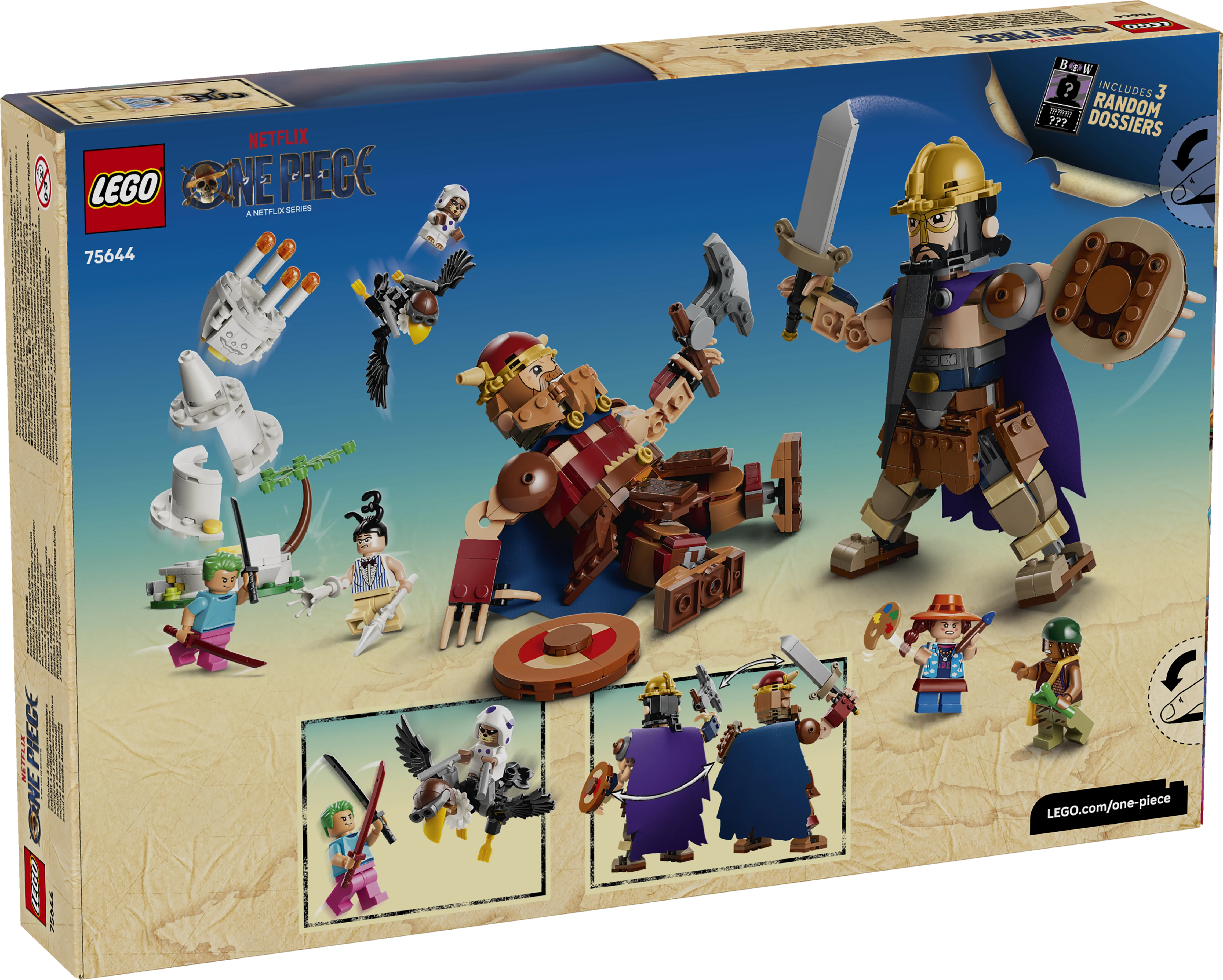 Lego® One Piece Dorry Vs. Brogy – Giants Of Little Garden 75644