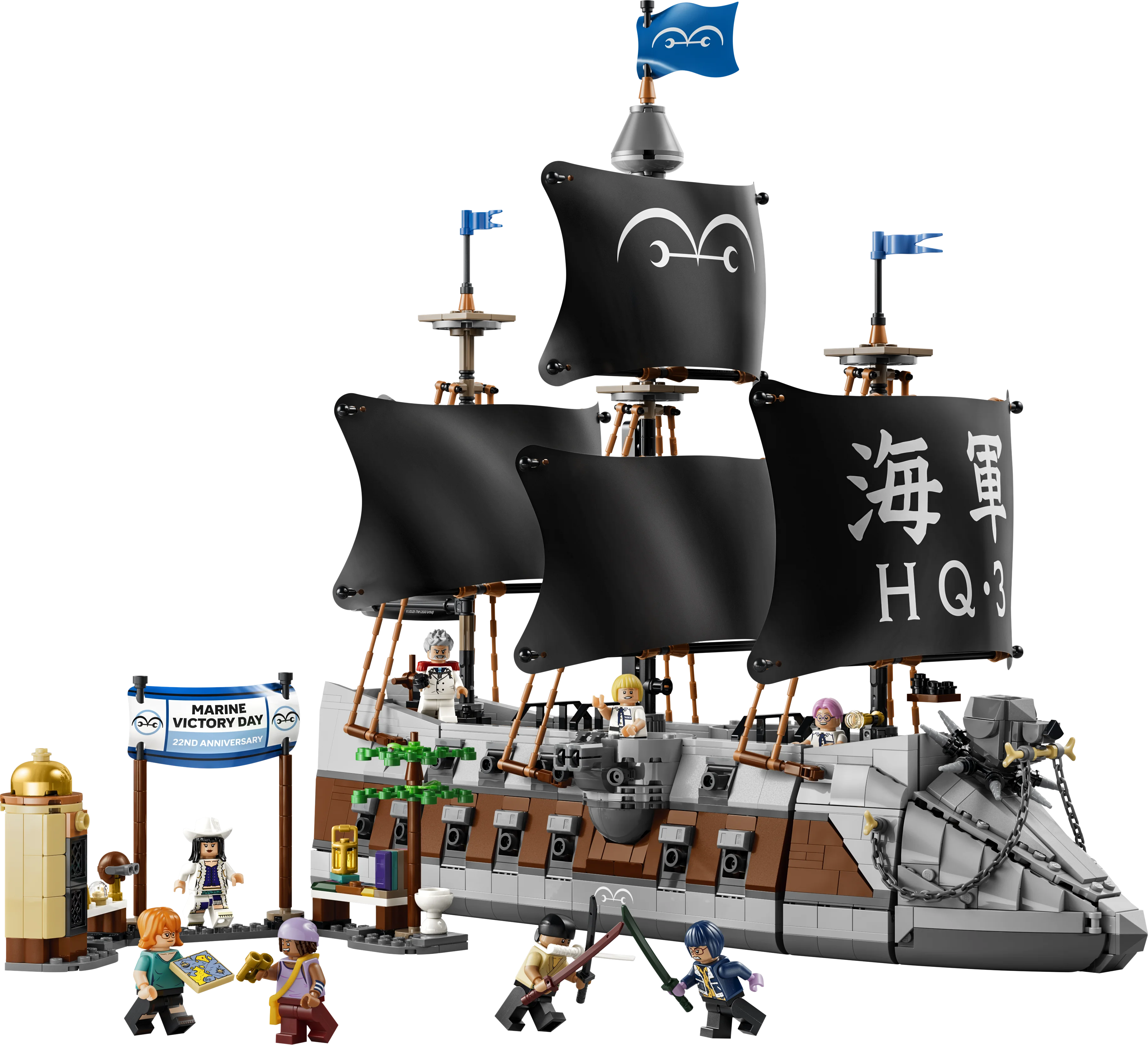 Lego® One Piece Garp’s Marine Battleship Building Toy 75646