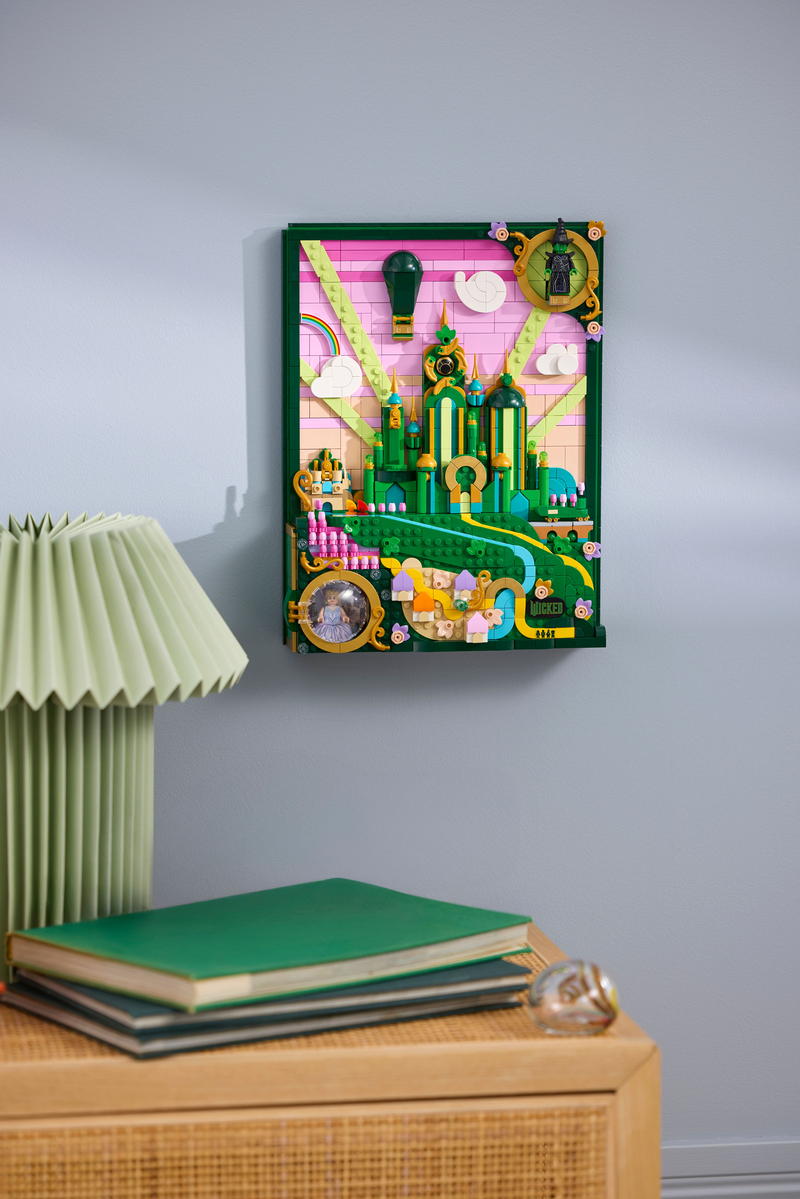 Lego Wicked Emerald City Wall Art Building Set 75685