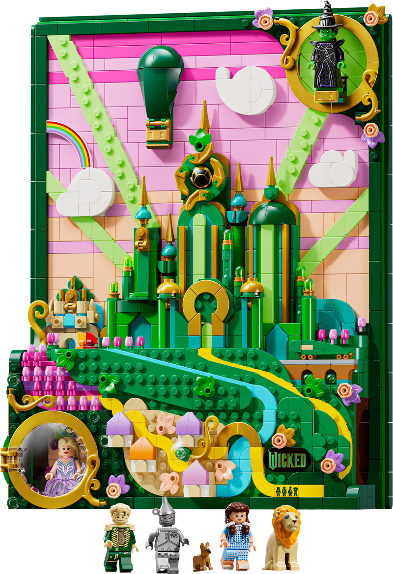Lego Wicked Emerald City Wall Art Building Set 75685