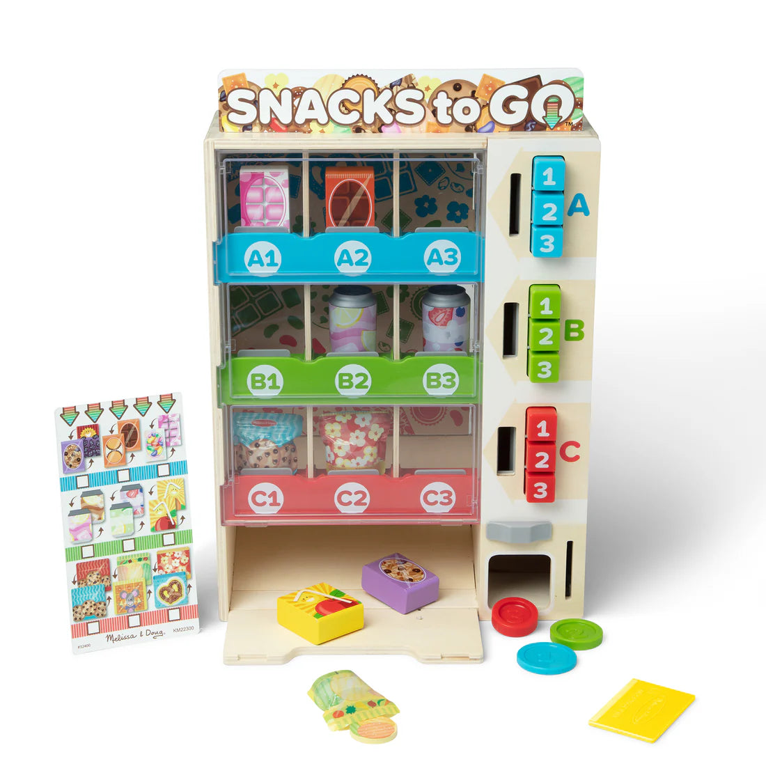 Melissa & Doug Sort-Stock-Select Wooden Vending Machine