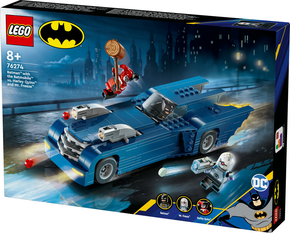 Lego® Dc Batman™: Batman With The Batmobile™ Vs. Harley Quinn™ & Mr. Freeze™ 76274