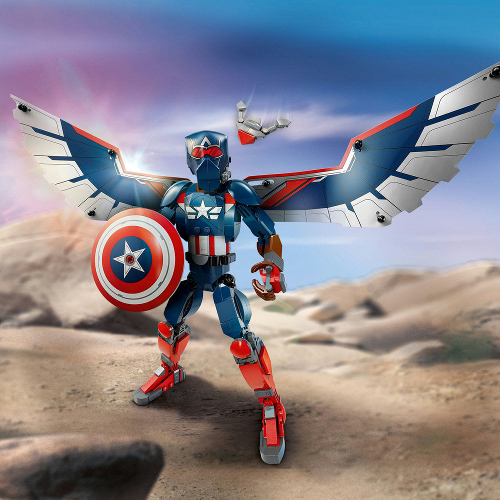 Lego Marvel New Captain America Construction Figure 76296