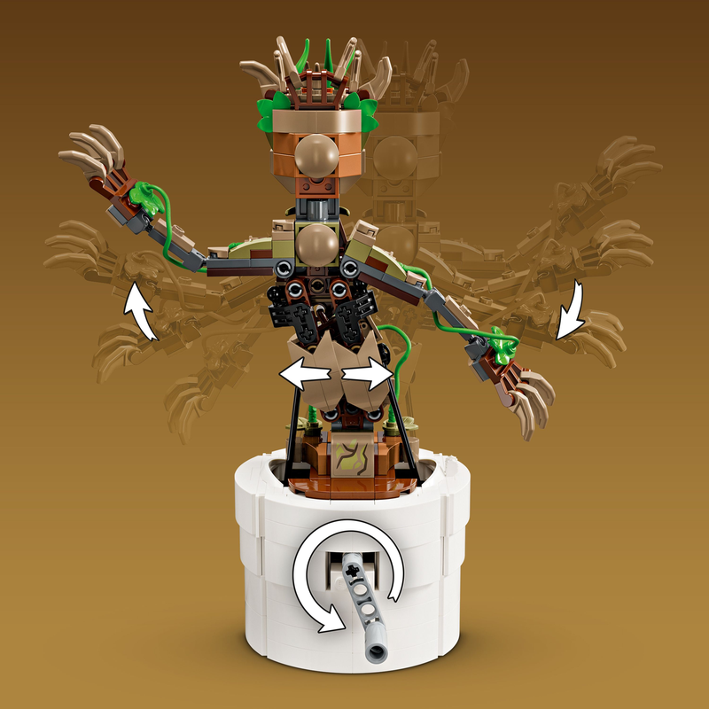 Lego® Marvel Dancing Groot Buildable Animated Toy 76297