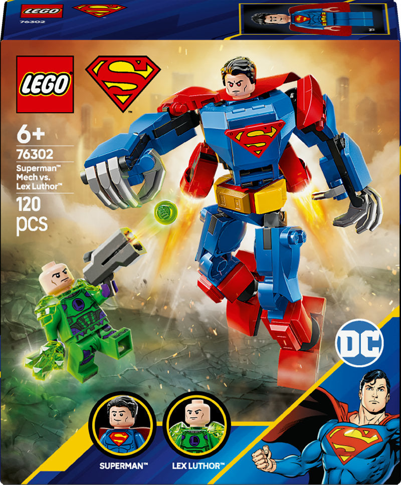 Lego® Dc Superman™ Mech Vs. Lex Luthor™ Super Hero™ 76302