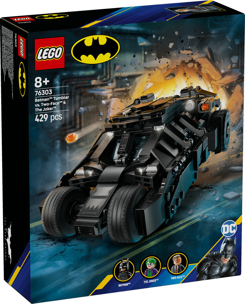 Lego® Dc Batman™: Batman Tumbler Vs. Two-Face™ & The Joker™ Toy Car 76303