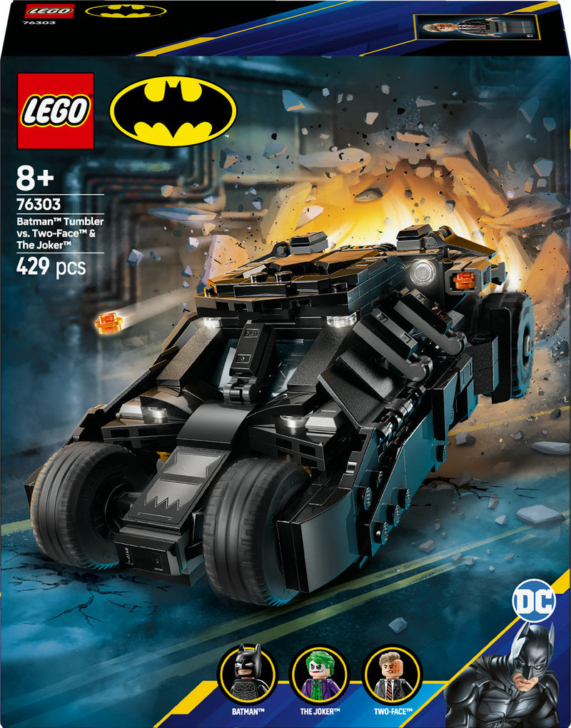 Lego® Dc Batman™: Batman Tumbler Vs. Two-Face™ & The Joker™ Toy Car 76303