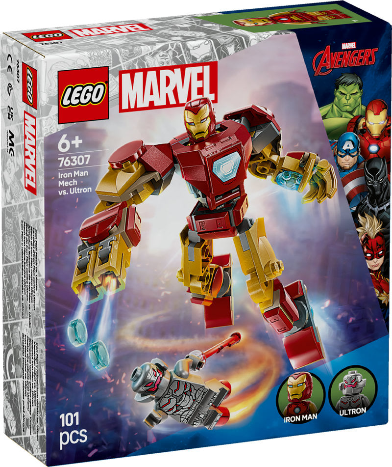 Lego® Marvel Iron Man Mech Vs. Ultron Buildable Super Hero 76307