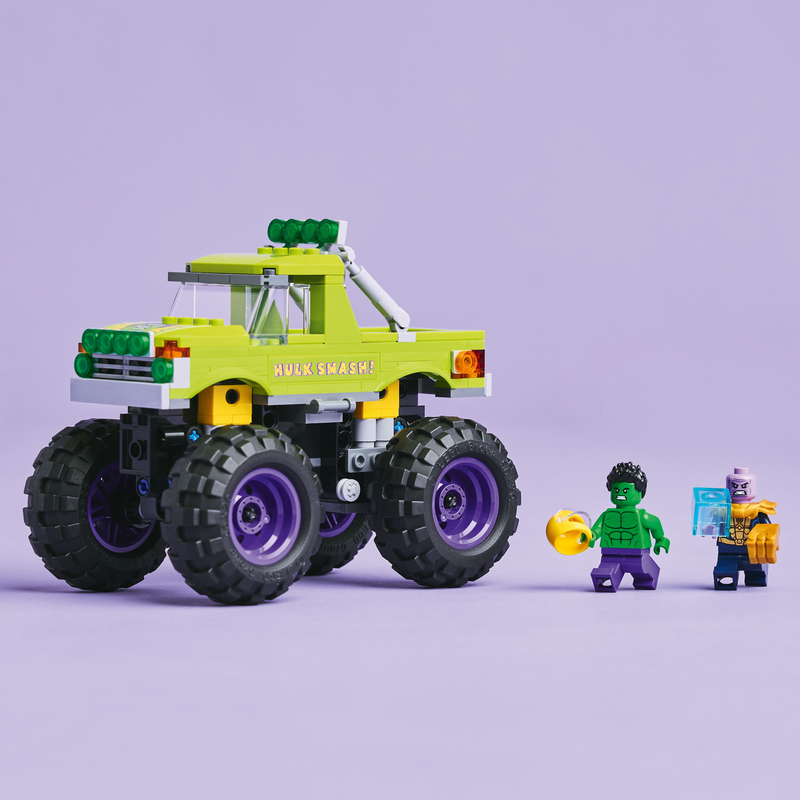 Lego Marvel The Hulk Truck Vs. Thanos Set 76312