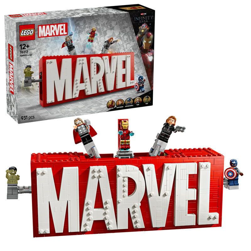 Lego® Marvel: Marvel Logo & Minifigures 76313