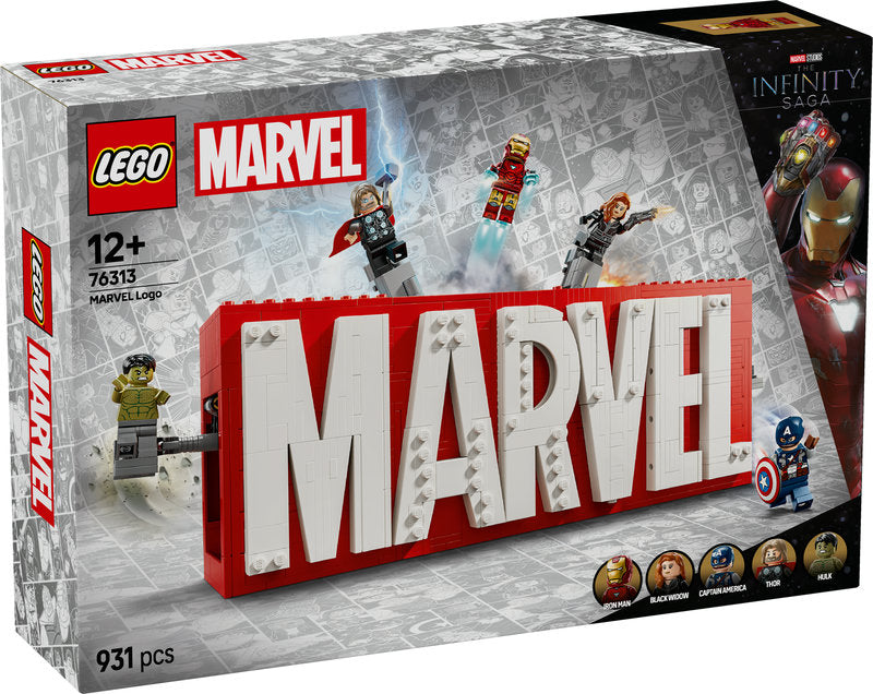 Lego® Marvel: Marvel Logo & Minifigures 76313