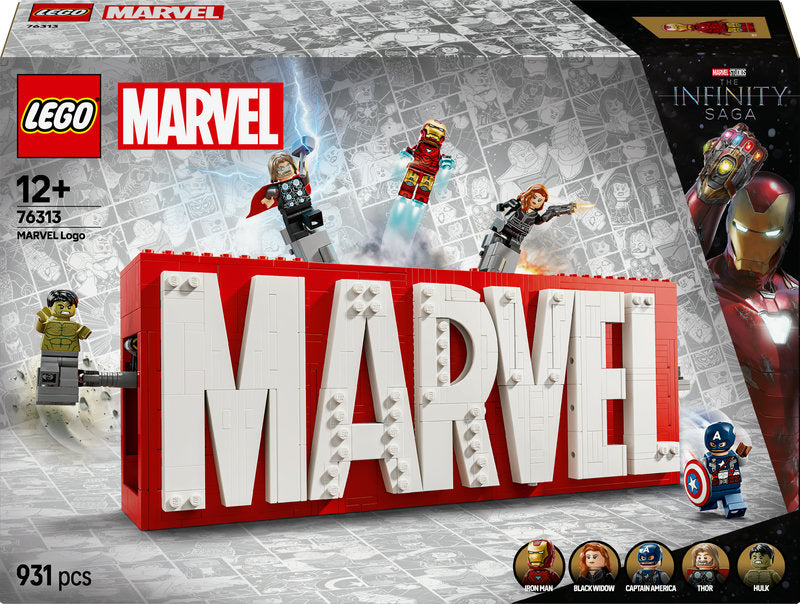 Lego® Marvel: Marvel Logo & Minifigures 76313