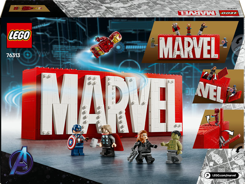 Lego® Marvel: Marvel Logo & Minifigures 76313