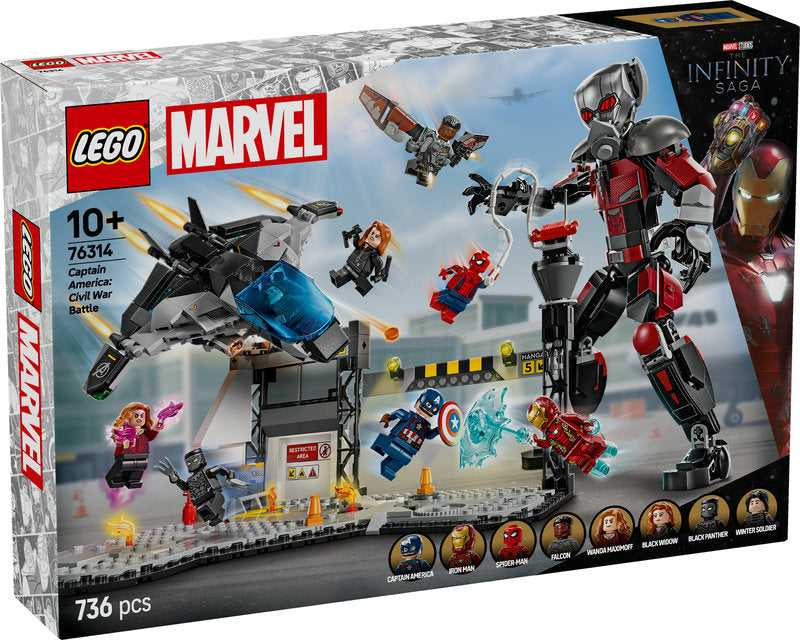 Lego® Marvel Captain America: Civil War Action Battle Buildable Playset 76314