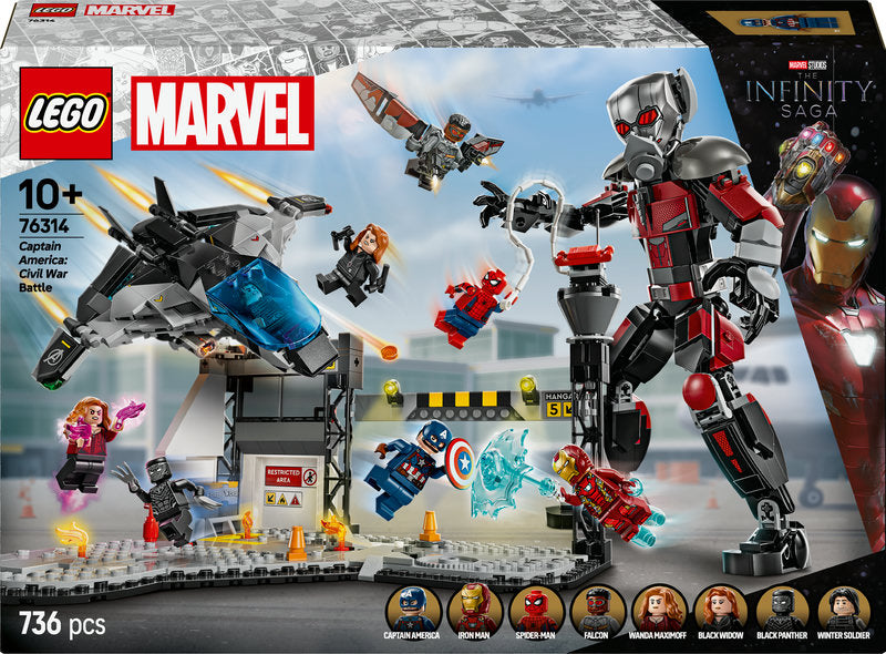 Lego® Marvel Captain America: Civil War Action Battle Buildable Playset 76314