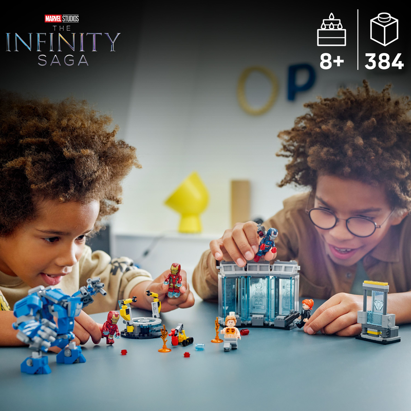 Lego Marvel Iron Man’s Laboratory: Hall Of Armour 76315