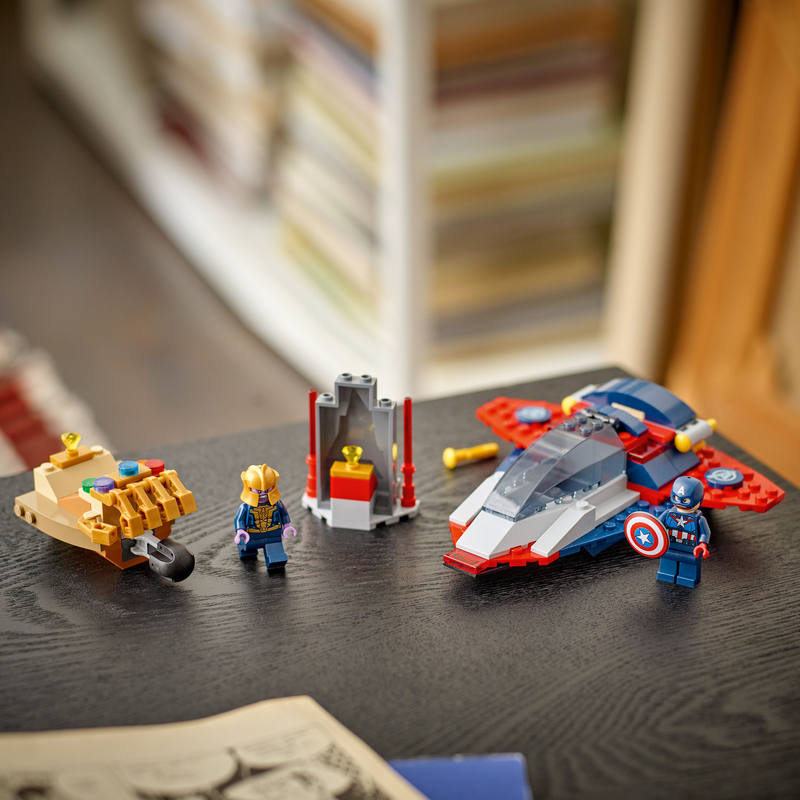 Lego® | Marvel Captain America Vs. Thanos With 2 Minifigures 76319