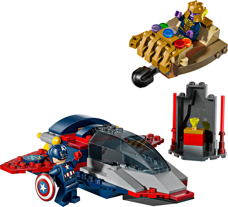 Lego® | Marvel Captain America Vs. Thanos With 2 Minifigures 76319