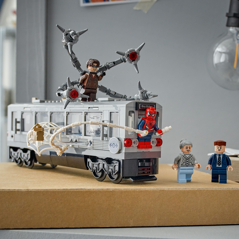 Lego® | Marvel Spider-Man Vs. Doc Ock Subway Train Scene Building Toy 76321