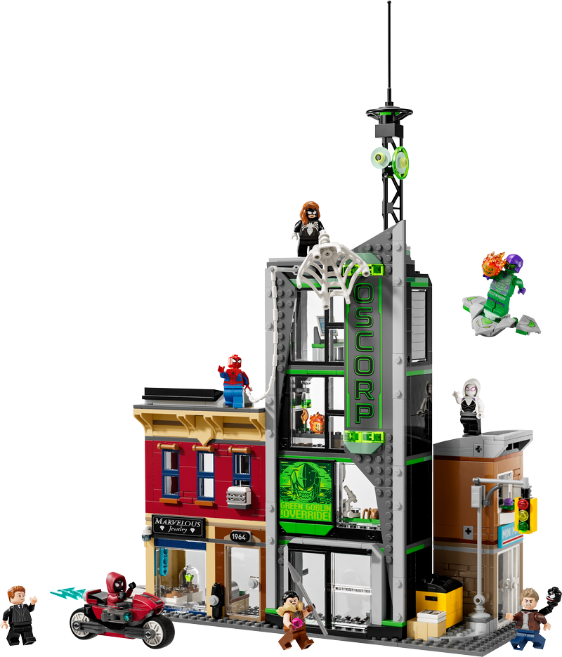 Lego® | Marvel Spider-Man Vs. Oscorp, Kids’ Super Hero Building Kit 76324