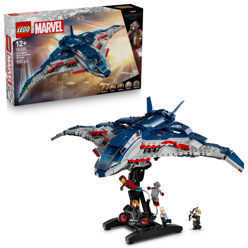 Lego® | Marvel Avengers: Age Of Ultron Quinjet, Kids’ Building Kit 76325