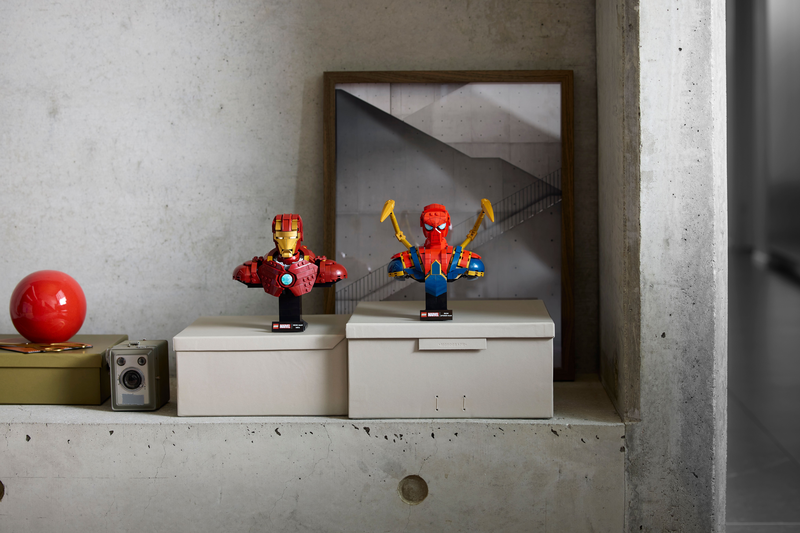 Lego® | Marvel Iron Spider-Man Bust Collectible Adult Building Set 76326