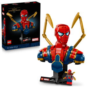 Lego® | Marvel Iron Spider-Man Bust Collectible Adult Building Set 76326