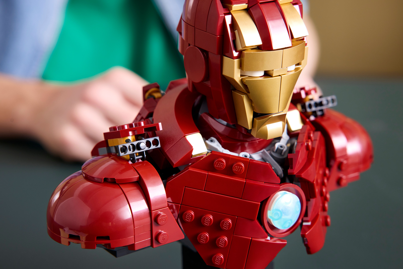Lego Marvel Iron Man Mk4 Bust Set For Adults 76327