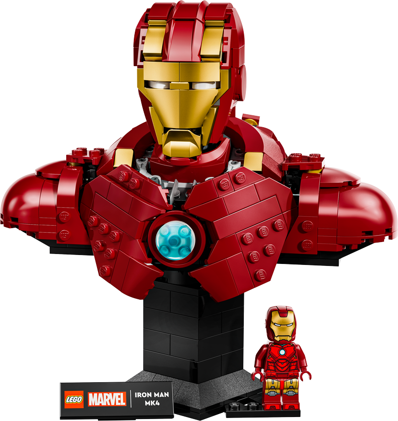 Lego Marvel Iron Man Mk4 Bust Set For Adults 76327