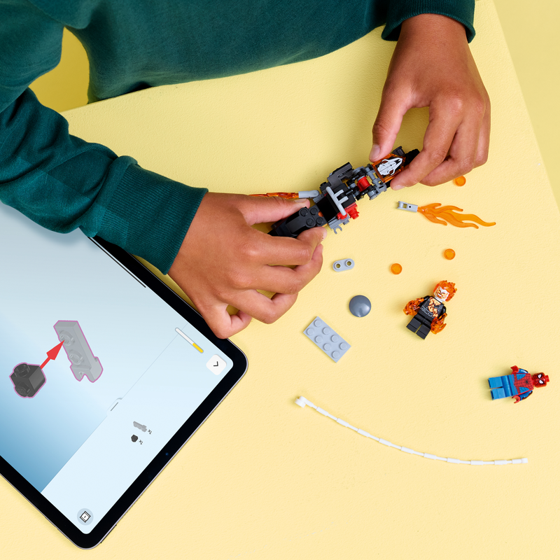 Lego® | Marvel Spider-Man Vs. Ghost Rider Motorcycle 76335